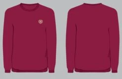 2024 Maroon Crew Neck Jumper