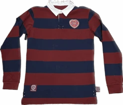 Navy/ Maroon Rugby Top