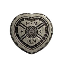 Chiselled Bespoke Golf Marker - Antique Silver - 1 Sided