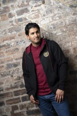 150th Black Full Zip Hoody -StyleHub Sales Store fullziphoodyblack1