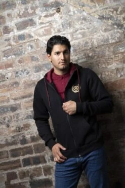 150th Black Full Zip Hoody -StyleHub Sales Store fullziphoodyblack2