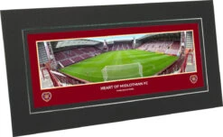 12" X 6" PANORAMIC PHOTOGRAPH IN STRUT MOUNT - Empty Stadium