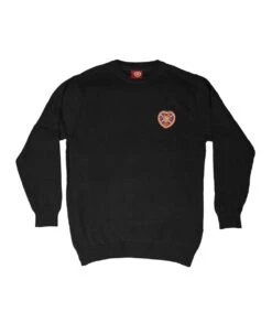 2023 Black Crew Neck Jumper