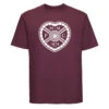 22/23 Maroon T-Shirt - White Crest