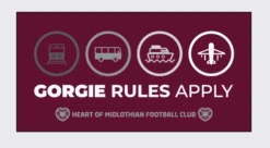 Beach Towel - Euro Style - Gorgie Rules Apply