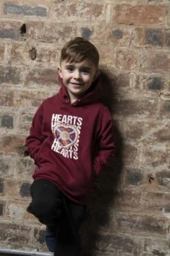 Multi Hearts Kids Hoodie