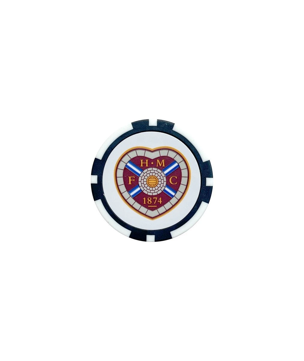 Poker Chip Ball Marker Navy/White 1 Poker Chip Ball Marker Navy/White