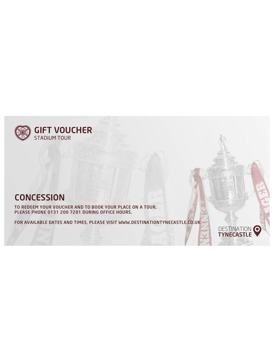 Stadium Tour: Voucher 1 Stadium Tour: Voucher
