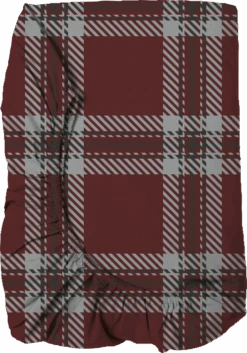 Tartan Style Single Fitted Sheet