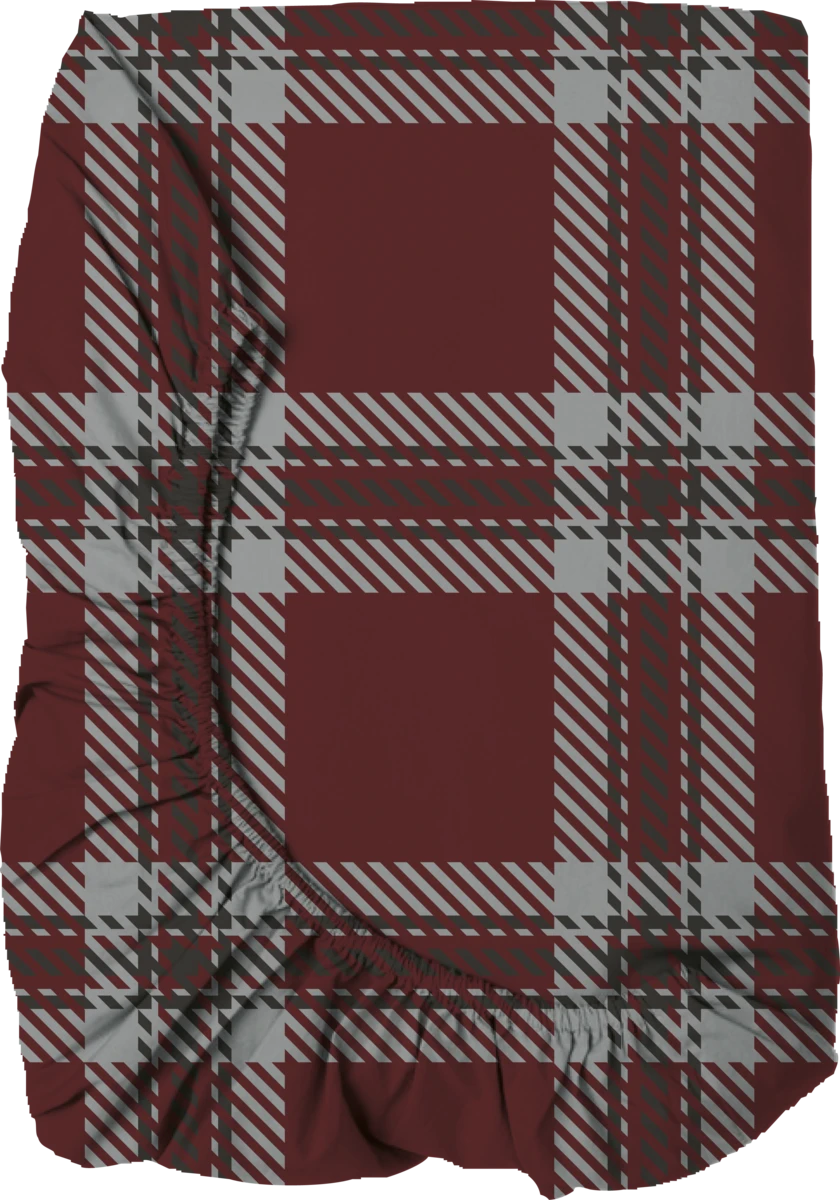 Tartan Style Single Fitted Sheet 1 Tartan Style Single Fitted Sheet