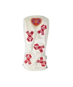 White Driver Cover Scarf/Crest