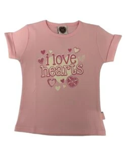 I Love Hearts Pink Kid's T-Shirt