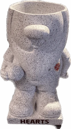 Hearts Stone Effect Plant Pot Gnome