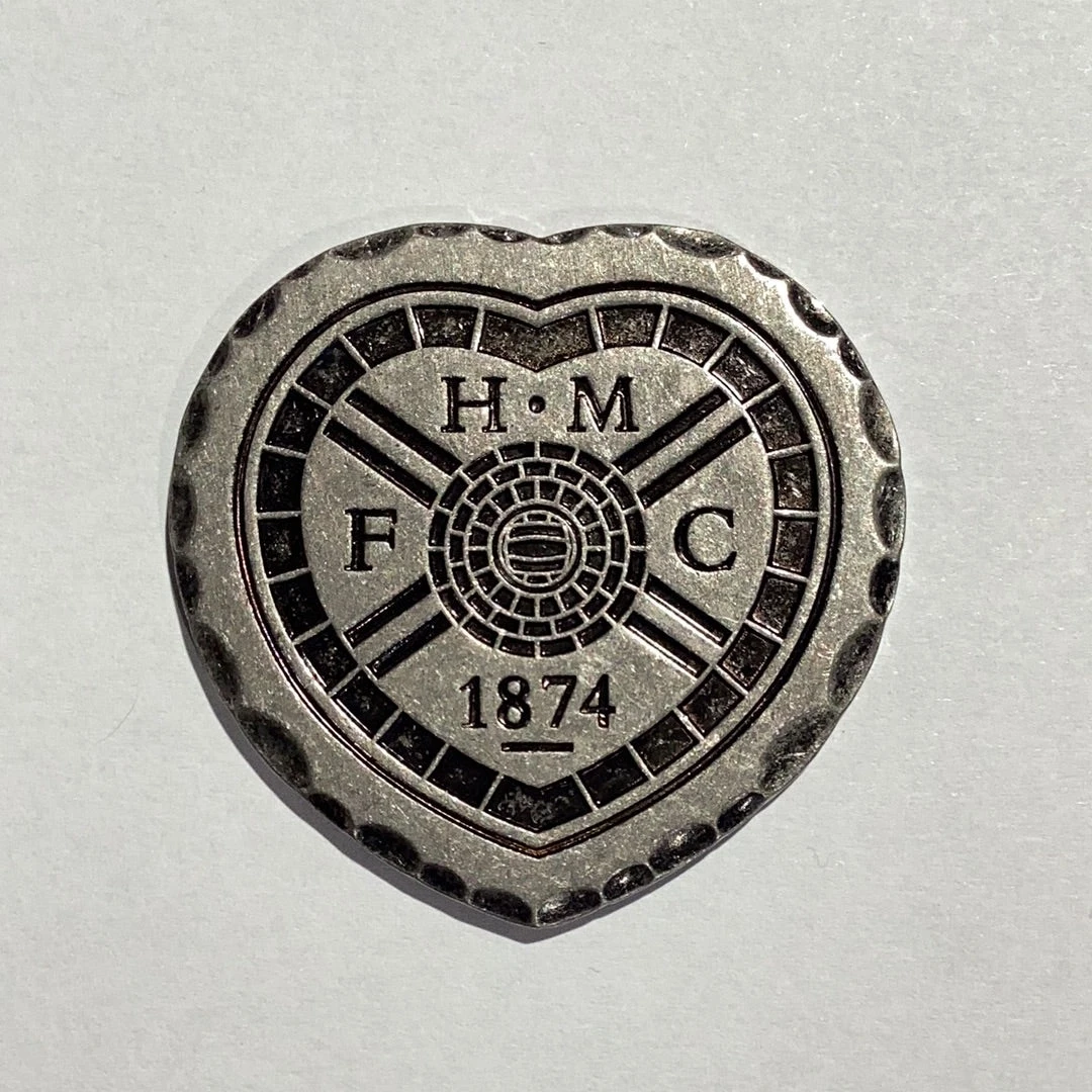 Golf Marker - Antique Silver - 1 Sided 1 Golf Marker - Antique Silver - 1 Sided