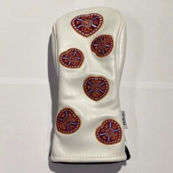 Rescue Headcover White Multi Crest