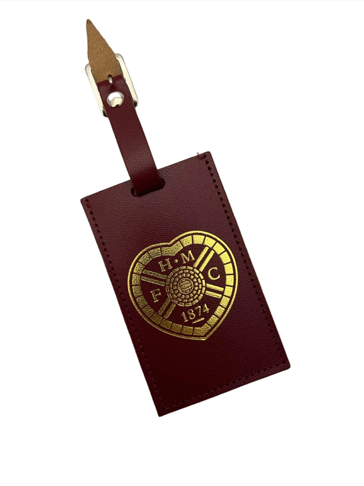 Crested Leather Luggage Tag 1 Crested Leather Luggage Tag