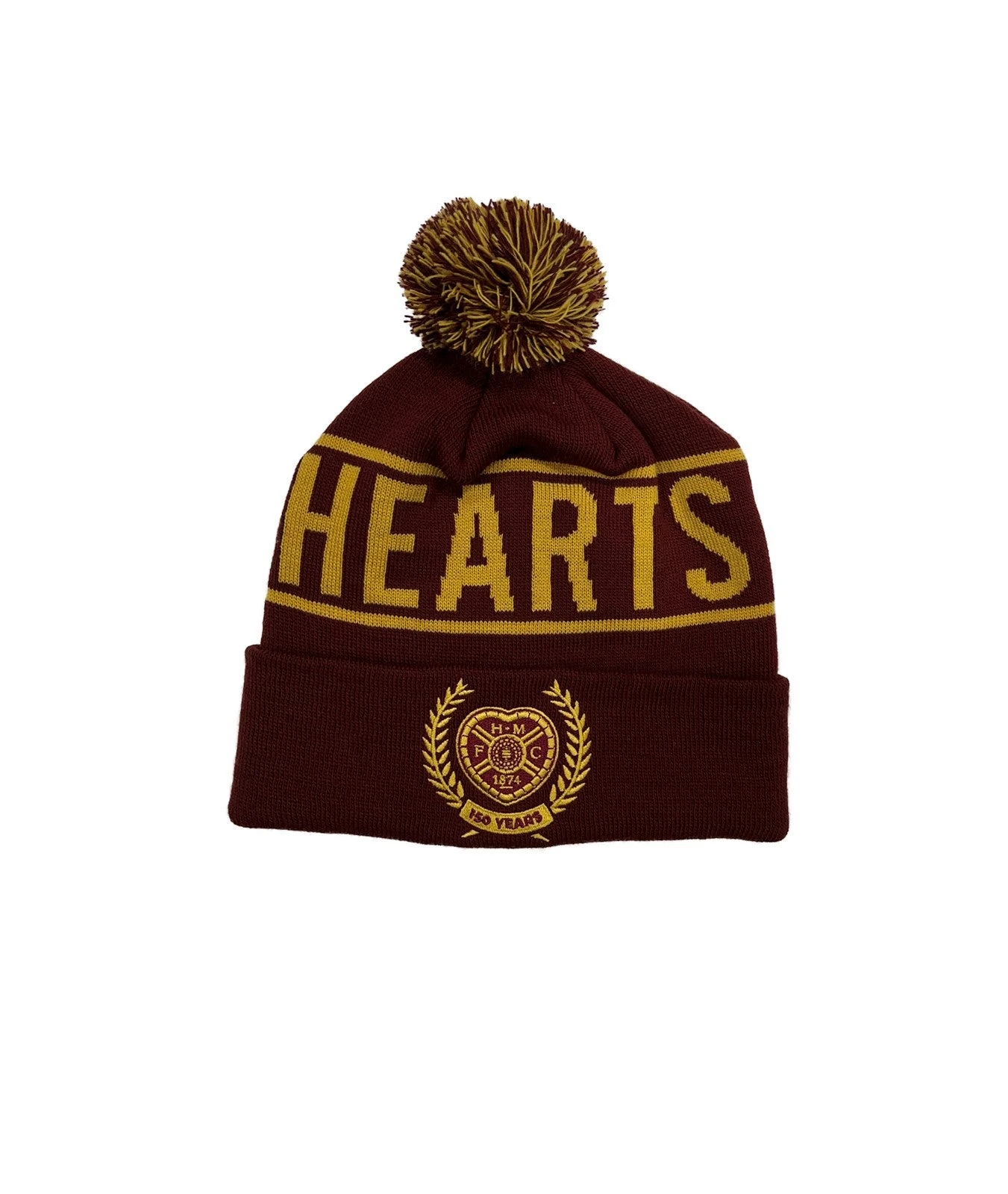 150th Anniversary Bobble Hat (Maroon) 1 150th Anniversary Bobble Hat (Maroon)