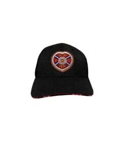 Black Trucker Cap With Crest